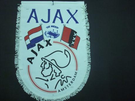 Zeer grote voetbalvaan AJAX oud logo stadion De Meer